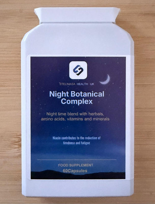 Night Botanical Complex food supplement, 60 capsules — front of pack
