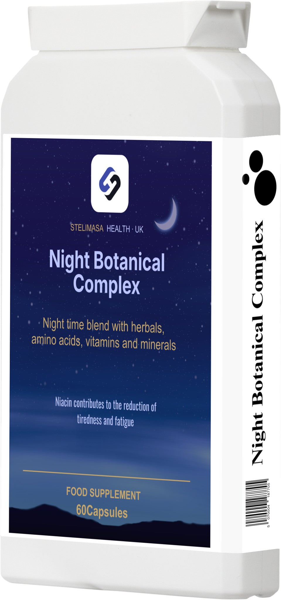 Night Botanical Complex — angled view
